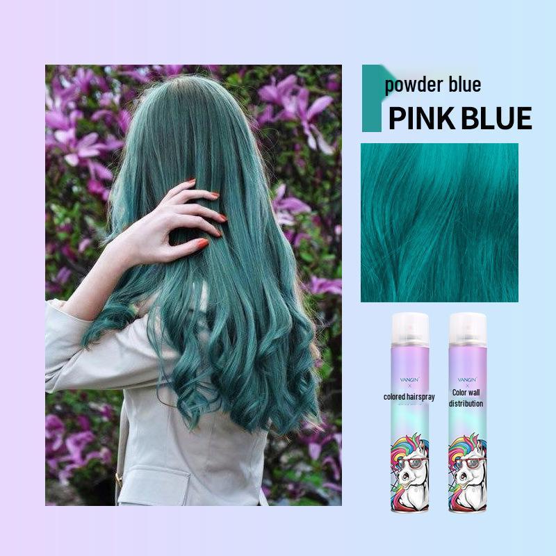 Temporary Washable Hair Dye Spray - One Spray for Black Color