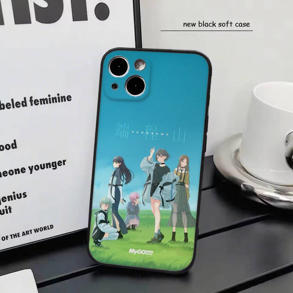 Anime Girl Band MyGO Phone Case Silicone Soft For IPhone 17 Air 16 15 14 13 12 11 Plus Pro Max Plus