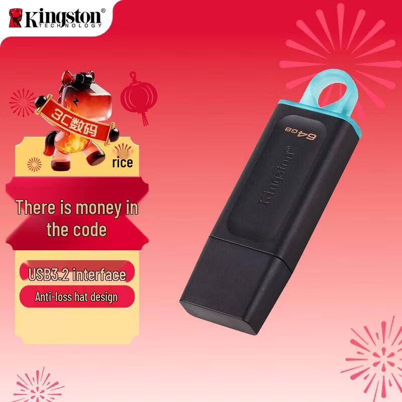 Kingston DTX 64GB USB 3.2 Flash Drive