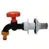 4Pcs Kit Garden Irrigation 1/2" Steel Filter+1/2" Flange Water Tank Through Plate+1/2 "Irrigation Faucet+3/4" Nipple Connector
