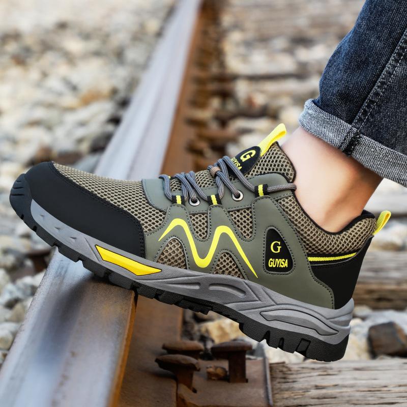 Labor Insurance Shoes Men's Anti-smashing, Anti-piercing, Wear-resistant, Anti-manufacturing, Breathable, Safety Protective Shoes