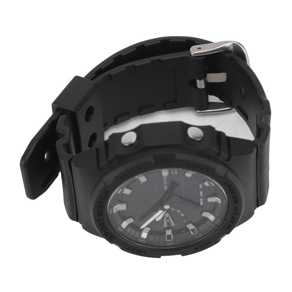 Multifunctional Analog Digital Dual Display LED Watch Multifunctional Water Proof Sports Watch with