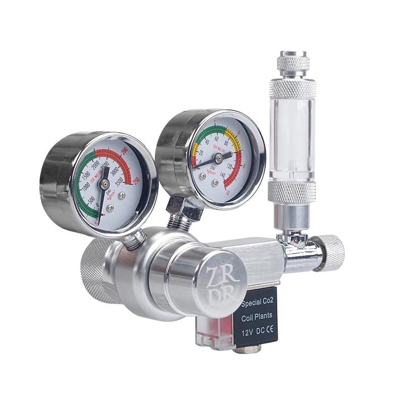 ZRDR Aquarium Check Valve-Regulator Diffuser Reactor Single-Head or Dual-Head Aquarium CO2 Bubble Counter Air Pump Accessories