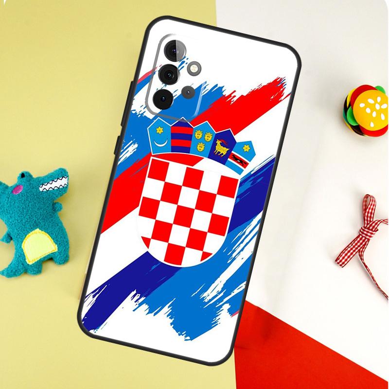Croatia flag For Samsung Galaxy A53 A33 A13 A54 A34 A14 A55 A35 A15 A05 A06 A16 A22 A32 A52 Phone Case