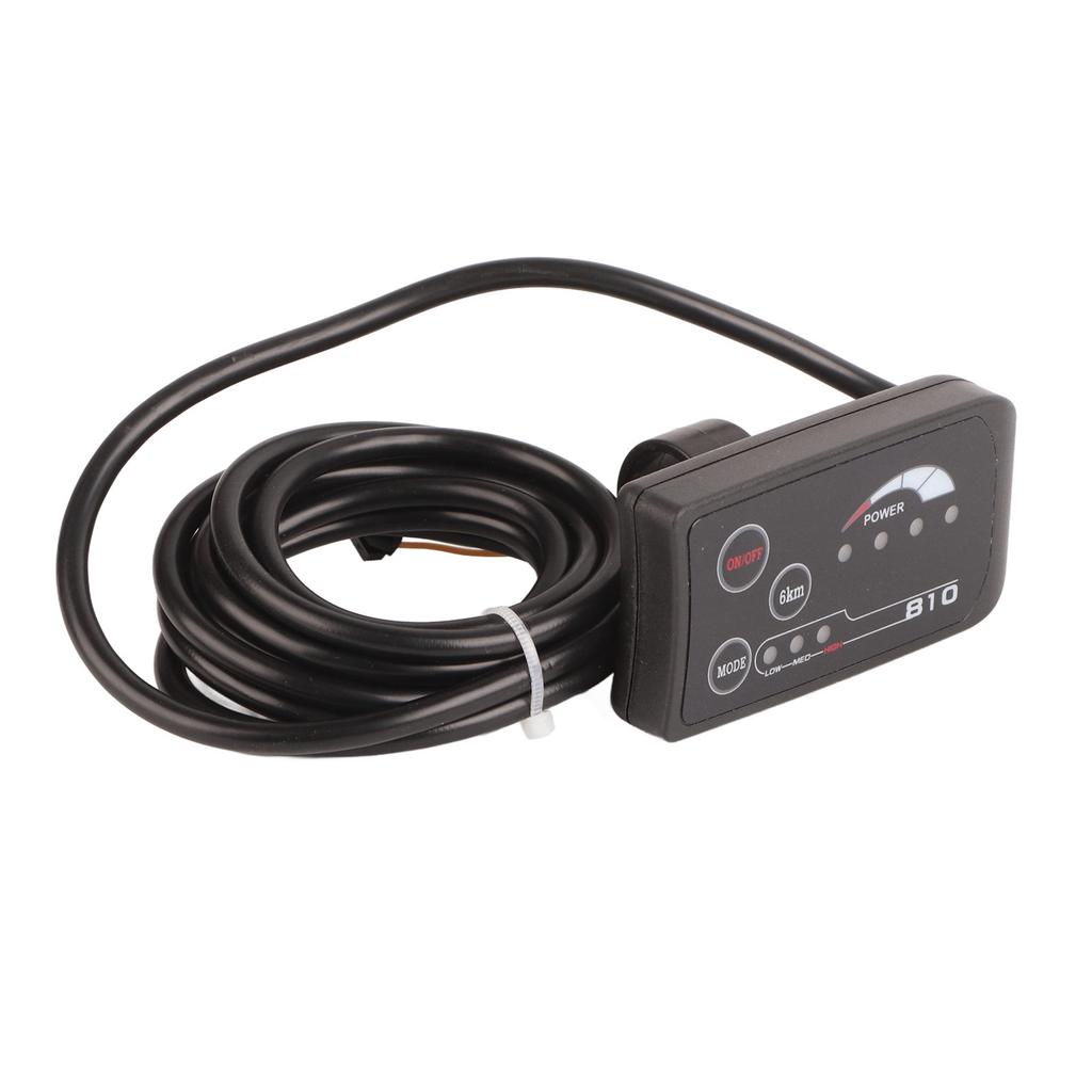 Electric Bicycle 810 LED Display With 5 Wire Cable Control Panel