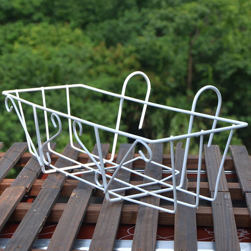 Stojan na rostliny Háčky na květináče Držák Kovaný železný závěsný rám Zahradní dekorace