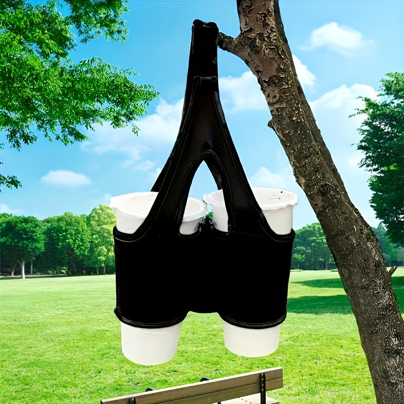 Portabevande Doppio Resistente con Cintura di Sicurezza - Borsa Tote Multifunzionale per Caffè e Tè al Latte per Sport, Campeggio, Esterno