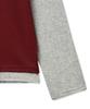 NOIRER Layered Half Long Sleeve T-Shirt (Wine Grey)