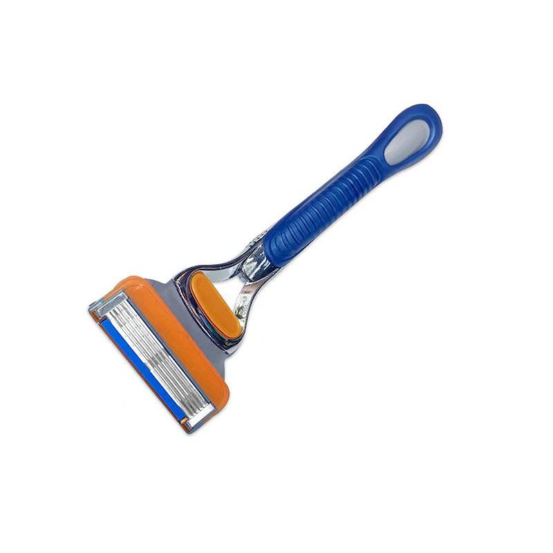 German 5-Layer Manual Razor for Men - Premium Beard Blade and Holder.