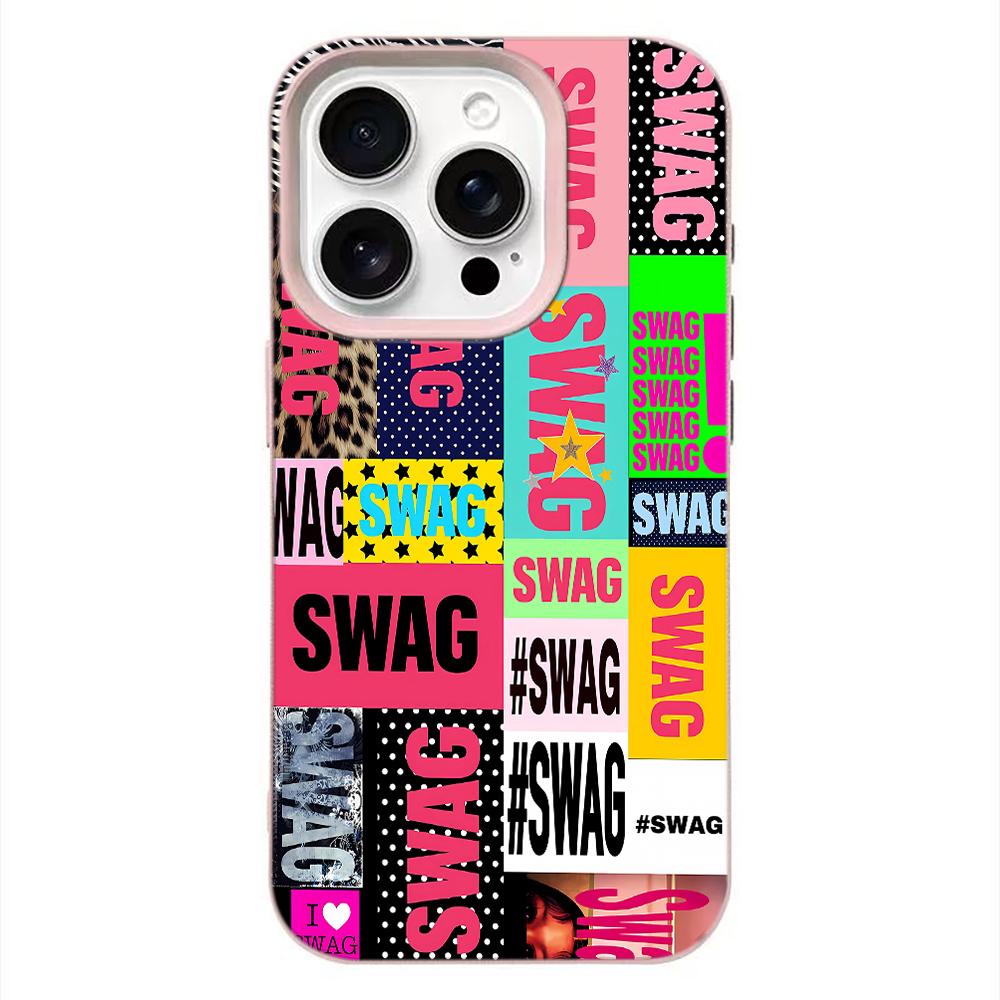 

Чехол для телефона с коллажем Кот SWAG для Samsung A05S A06 07 15 16 34 35 53 54 55 S23 24 25 Ultra S24 FE A17 26 36 56 Ударопрочный чехол Samsung A36