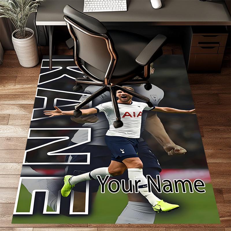 Harry Kane Design Area Rug Personalized Name- Non-Slip, Soft & Cozy Floor Mat for Living Room, Office - Indoor/Outdoor Carpet