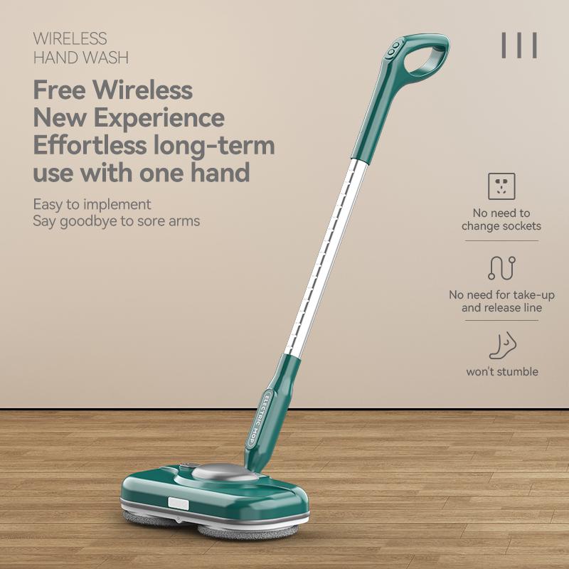 Electric Mop Cleaning Machine Automatic 2 in 1 Wet & Dry Home Cleaner Car Wireless Electric Spin Mop Ceiling Door WindowsCleaner
