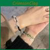 Trendy Black Adjustable String Bracelet For Couples Geometric Ethnic Design 2024