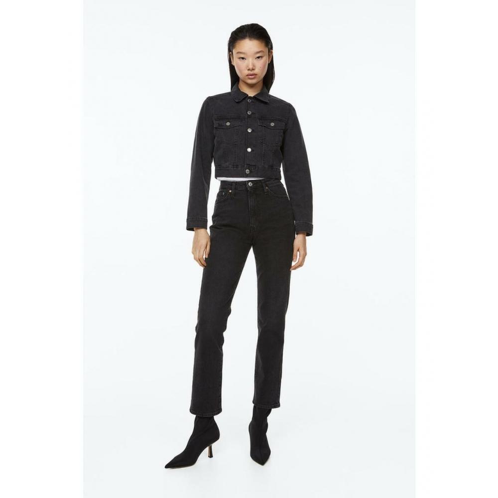 

Джинсы HM Vintage Mom Fit с ультравысокой талией, черные 1128915001