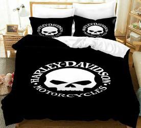 Eagle Motorcycle Series Bedding Three-piece Set
