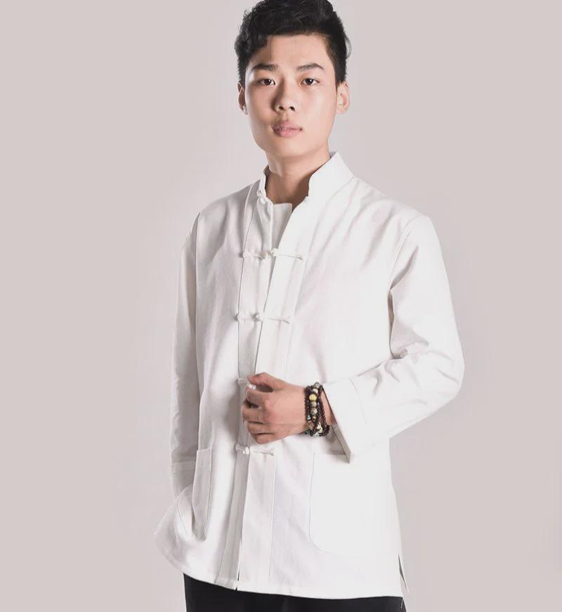 Men's Large Tang Suit Hanfu Long-Sleeve Jacket