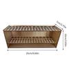 67 Holes Wooden Brush Holder Artist Desk Organizer Wall Mounted Freestanding Detachable Holder Makeup Brush Shelf