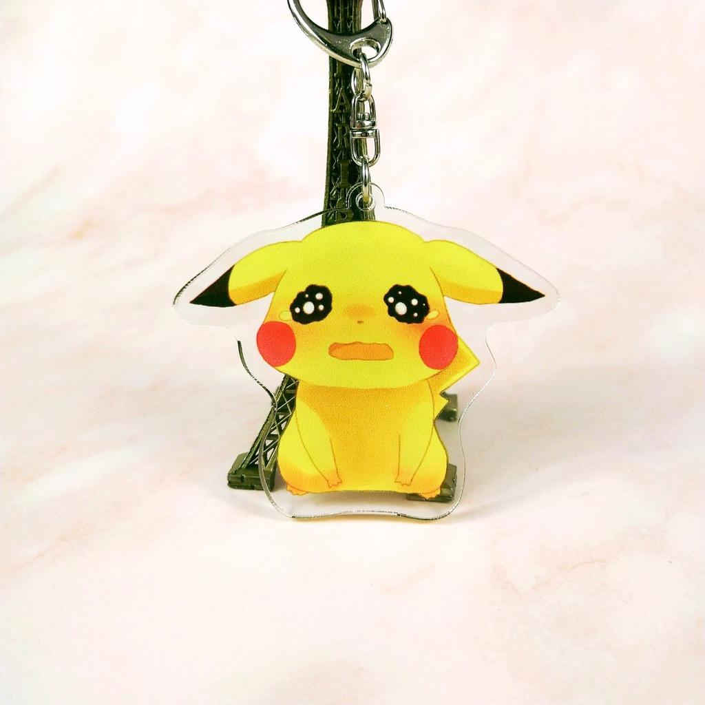 Pikachu Anime Schlüsselanhänger Laserbedruckt Hochauflösendes Acryl Für Dekoration Geschenke