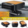 12V Portable Car Heater 200W, Fast Heating Defroster & Fan, 360° Rotatable Windshield Heater