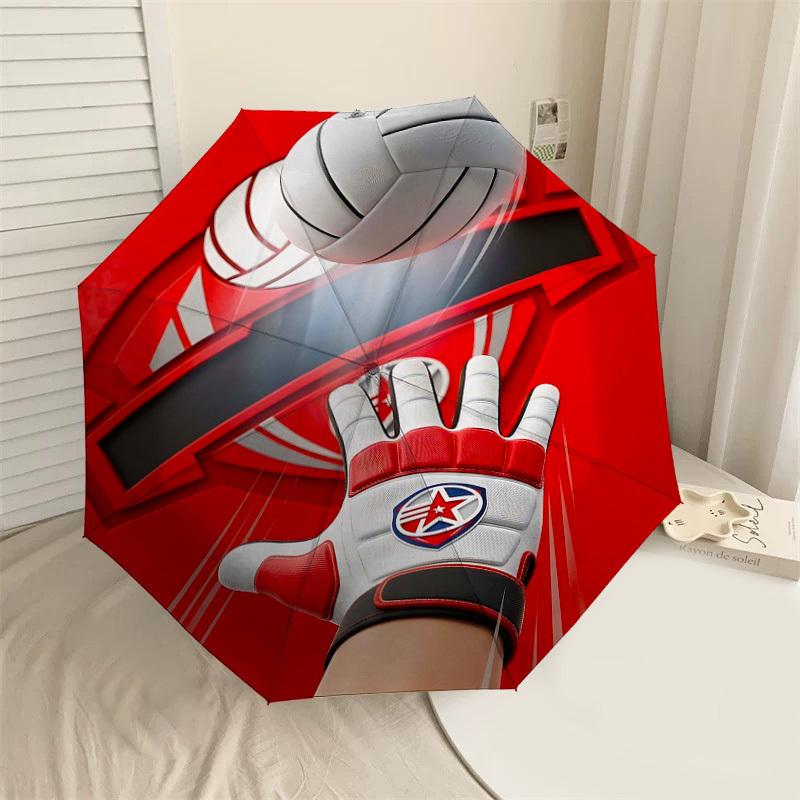 

1PC Volleyball Umbrella-8-Rib Reinforced, Automatic Open, Lightweight & Durable, Fashion Accessory for Outdoor, H0335