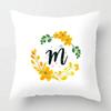 Nordic Fall Home Decor Autumn Throw Pillow Case Sofa Cushion Cover Modern  Letter
