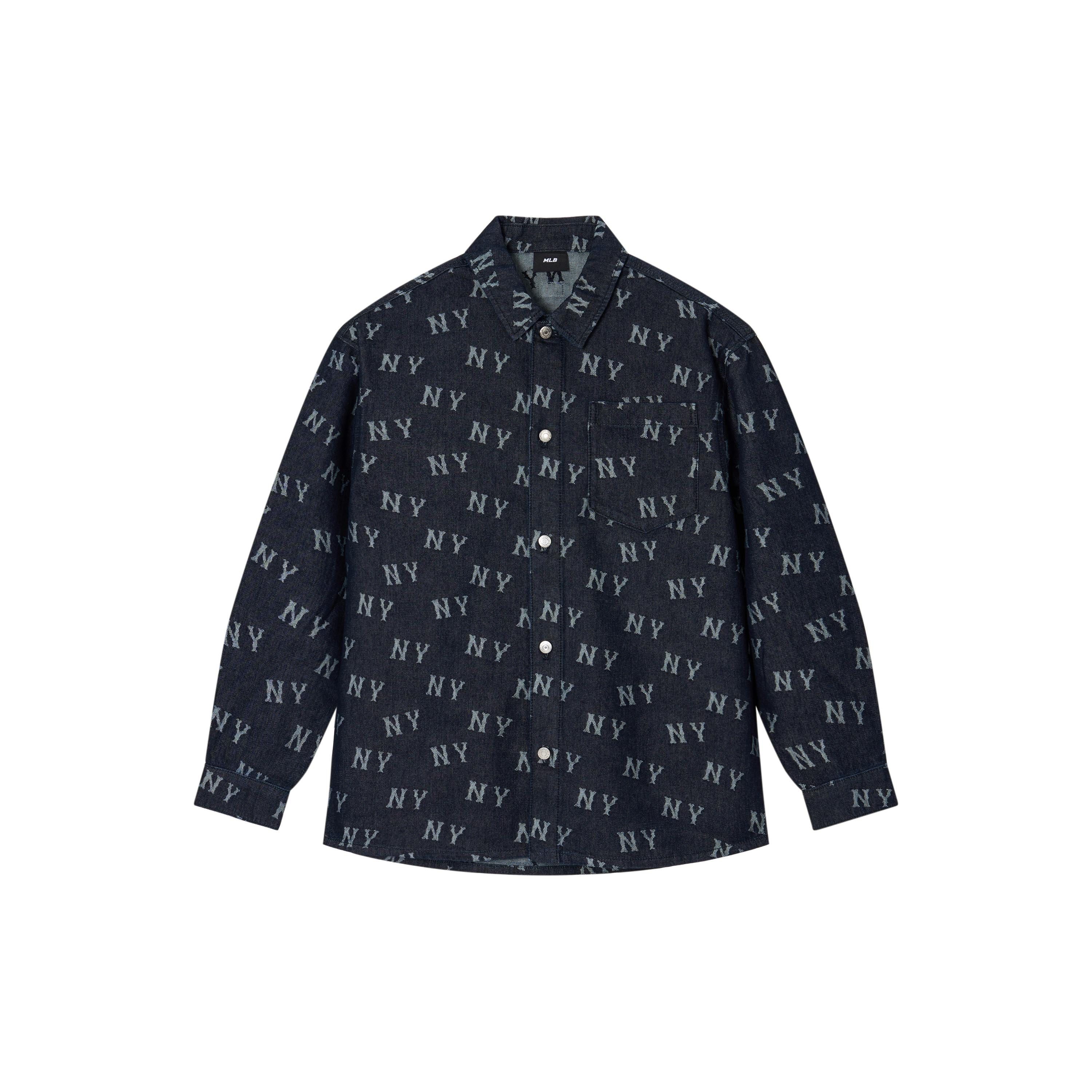 MLB New York Yankees SS24 Shirt Unisex Dark Marine Blue 3ADRM0141-50NYD S