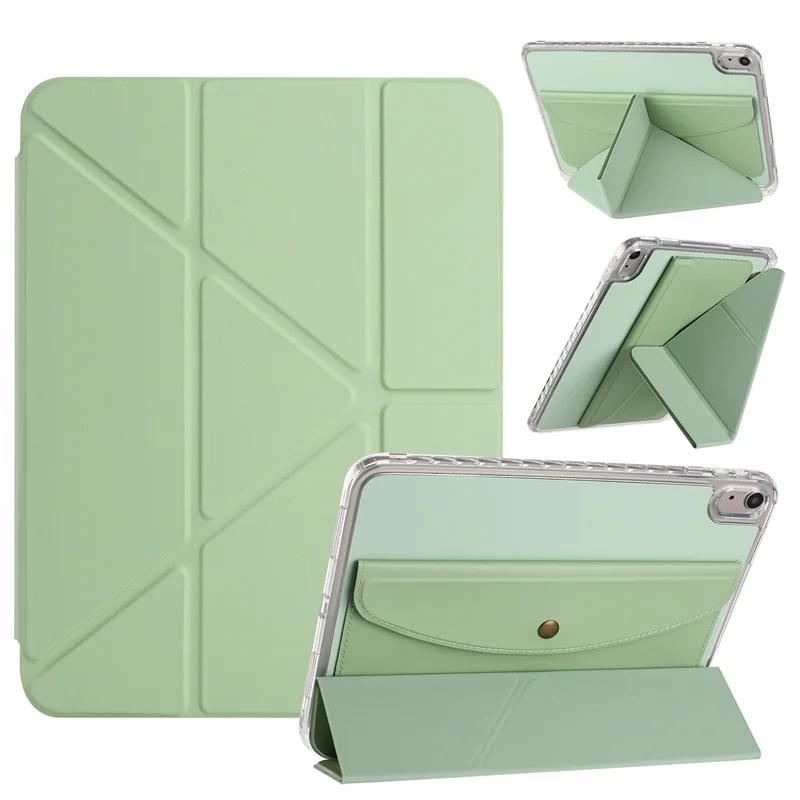 For Samsung Tab S10FE S9FE Case 10.9inch Solid Wallet Card Shockproof Wake Sleep Stand Funda For Galaxy Tab S9 11" Cover Case