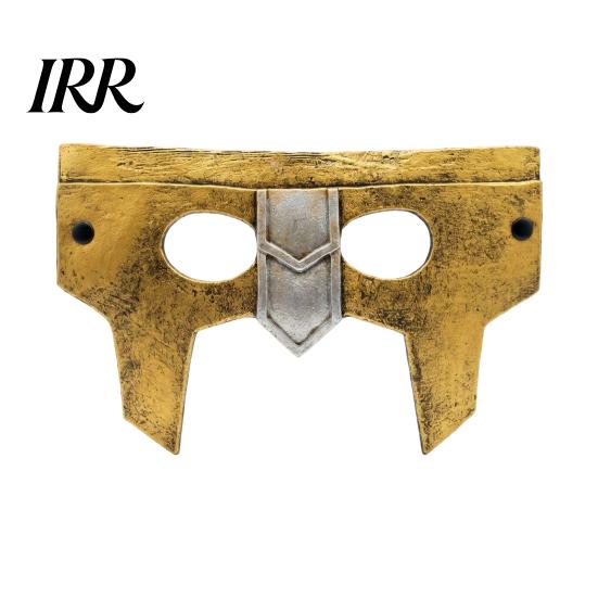 Breathable Lightweight Costume Gear Halloween Medieval Armor Mask, Warrior Cosplay Mask for Party, Vintage Helmet Wide Field of View Style Masquerade