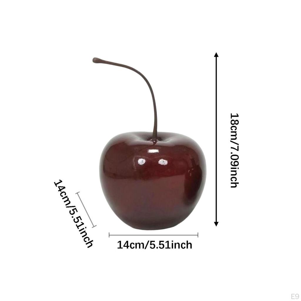 Apple Decoration for Home, Desk, Decorative Resin Living Room, Fireplace, Cabinet Or Shelf