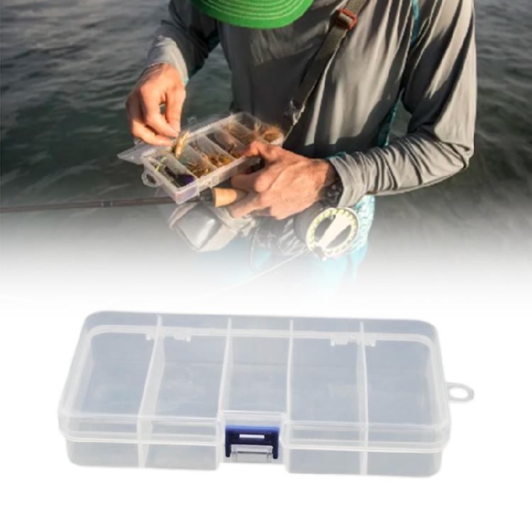 Adjustable Temperature Resistant Fishing Tool Organizers Double Layer Fishing Baits Storage Case with Secure Latches