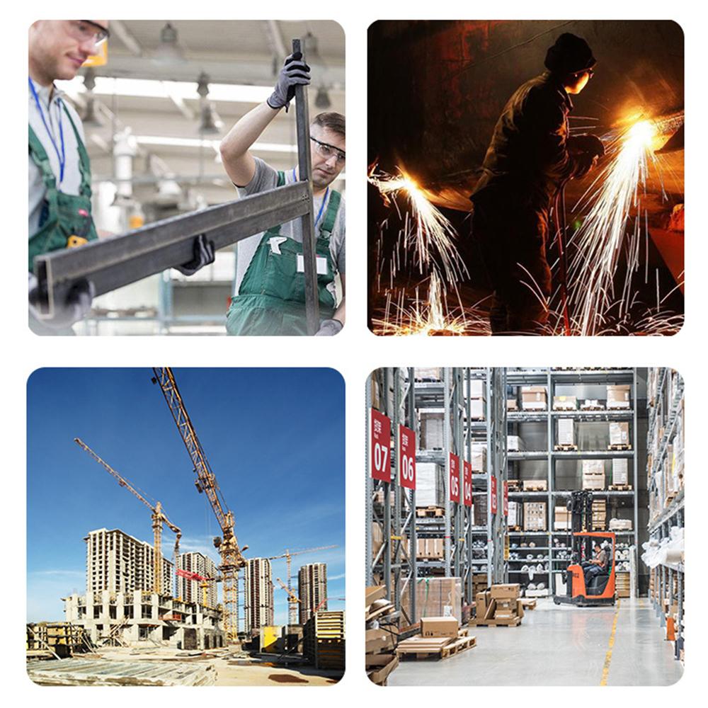 Welding Gloves Heat Resistant Cowhide Leather Forge Gloves Hands Protection In Welding Oven Grill