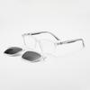 2025 Magnetic Clip-on Unisex Trendy Anti-UV Sunglasses for Driving & Outdoor