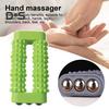 Handheld Roller Massager Portable Travel Muscle Fatigue Pain Relief Palm Acupoint Deep Tissue Relaxation Physical Therapy Spiky Massage Stick