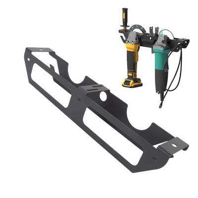 Angle Grinder Holder Space Saving Cutter Polisher Wall Mount Bracket for Garage Workshop