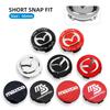 4 pezzi/set 56mm Tappo Centrale Ruota Logo Coprimozzo Stemmi Emblema Accessori Auto Per Mazda 2 3 4 5 6 7 8 323 626 CX-3 5 8 MX-5 30 RX-8