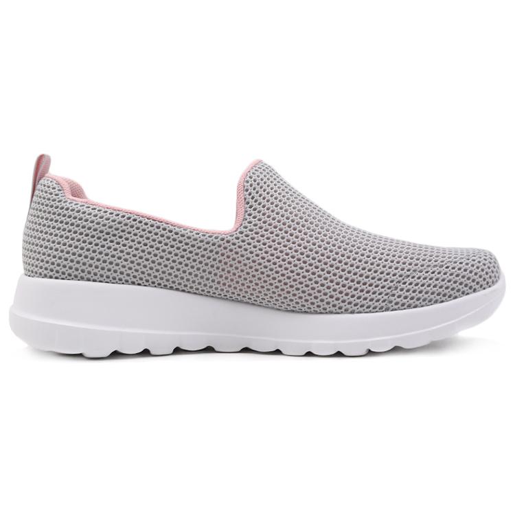 Skechers GO WALK Joy Low top Walking Shoes Women's Gray (Unisex) Walking Shoes 15637 LGPK