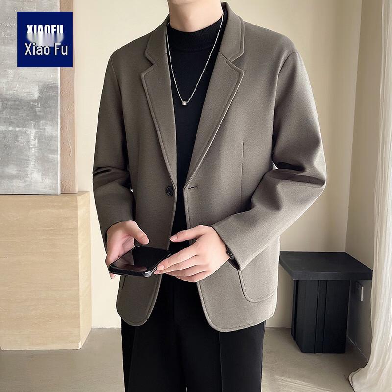 

Men s Casual Wool Blend Suit Jacket 3XL