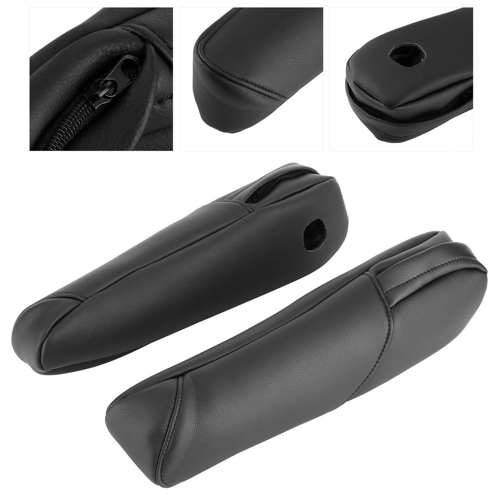 Mikrovláknová kůže Sedadlo Loketní opěrka Madlo Dekor Kryt Obložení Vhodné pro Honda CRV 20072009Černá
