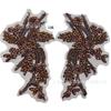 Toppa Floreale Perline Fatta a Mano per Accessori Abito da Sposa Fai da Te