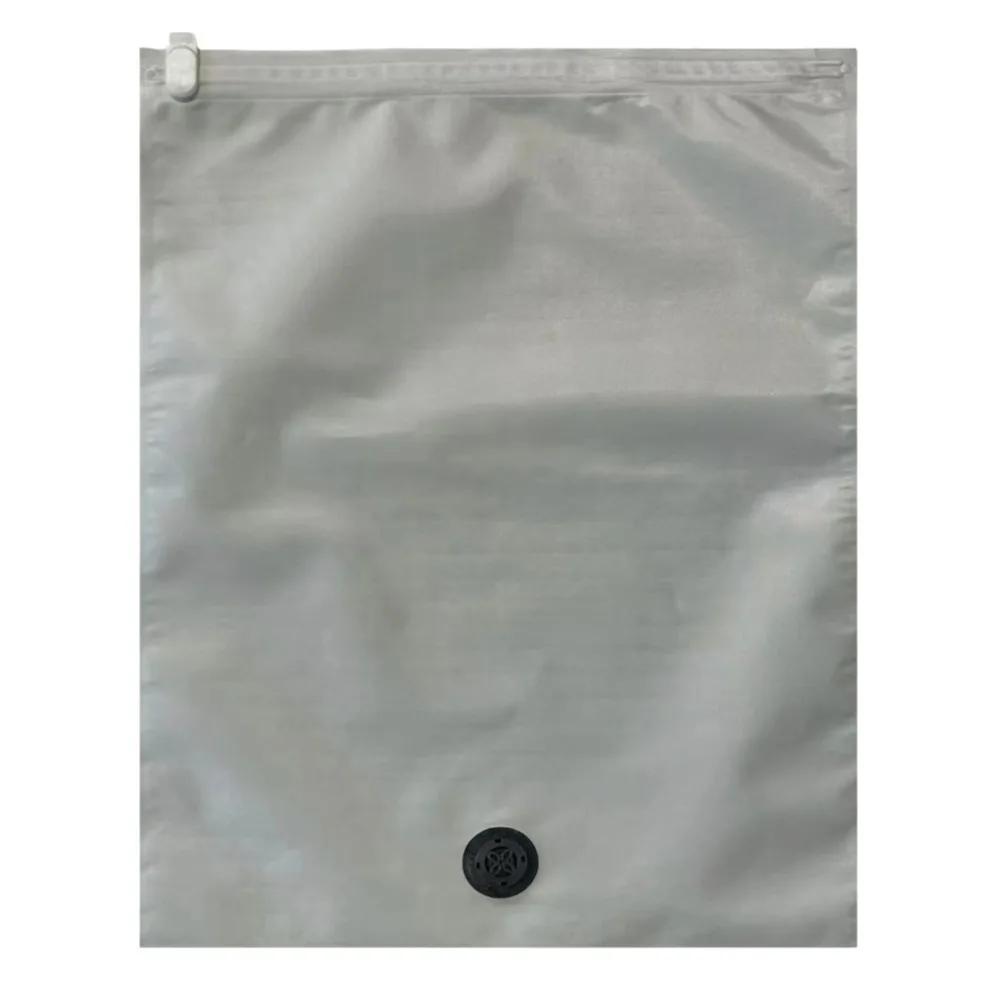 

Reusable Hand Roll Vacuum Bags Space Saver Dustproof Vacuum Compression Bag Portable Luggage Vacuum Storage Bag for Travel 30x40cm сірий