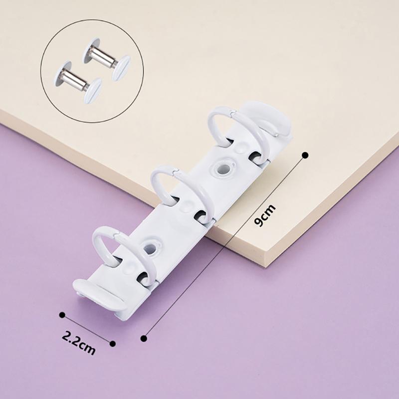 

Цветные металлические спиральные кольца 3 отверстия зажим для блокнота-дневника планера папка-зажим as the picture