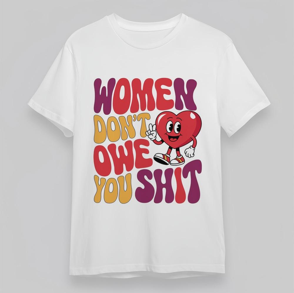 

Women s Plus Size Fashion T-Shirt Empowering Women Graphic Heart Pattern Tee 3XL