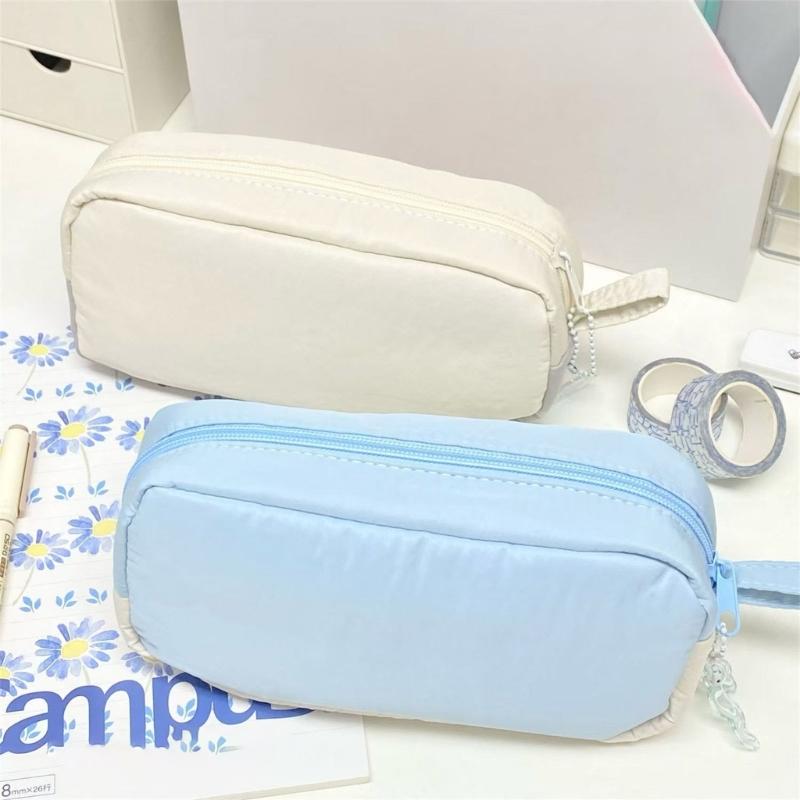 Unique Design Canvas Pen Holder With Multiple Pockets Waterproof School Essential Organizers For Students Professionals