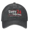 Tony Soprano Denim Baseball Cap Funny Comedy Kpop Rock Trucker Hat Summer Couple Women Casual Designer Baseball Caps