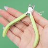 Stainless Steel Full Jaw Cuticle Shears Clippers Comfortable Rubber Handle Trimmer Professional Nail Care Tool