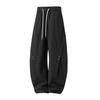 2026 Men's Summer Ice Silk Straight-Leg Pants: Comfortable, Fashionable, Loose Fit with Curved Blade Design