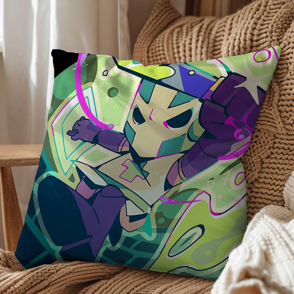 Art Cute Cool Castle Crashers Pillow Cover Living Room Sofa Cushion Cover Bedroom Room Bed Pillow Cover Home Decoration