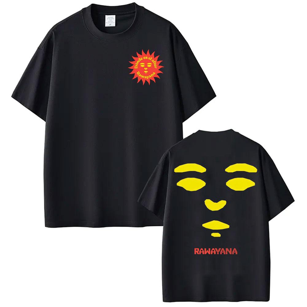 Band Rawayana Donde Es El After Album Print T Shirt Unisexs Clothing Fashion Punk Hip Hop Tshirts Casual Cotton Oversized Tshirt