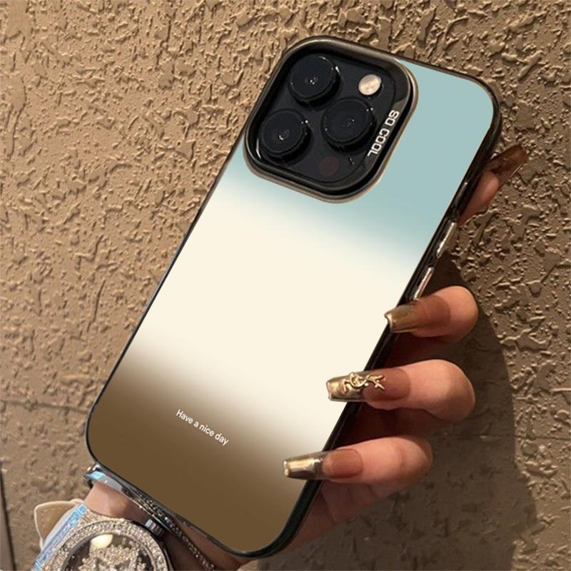 Gradient color Matte Silver IMD Phone Case For  Mi 14 13 12 12T 13T Pro 11 Lite 5G Poco F6 X5 X6 M6 Pro Shockproof Cover