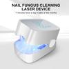 Portable Nail Therapy Lamp 910nm Infrared & 407nm Blue Light for Toenail Health Nail Fungus Treatment Device for Thick Damaged Nails
